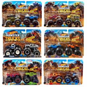 Hot Wheels Monster Trucks 1:64 Demolition Doubles Randomly Selected
