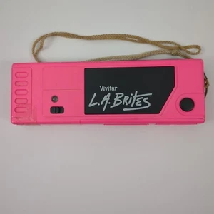 CAMERA Vintage Vivitar L.A Brites 1991 Pink 110 Film UNTESTED - For Parts REPAIR - Picture 1 of 6