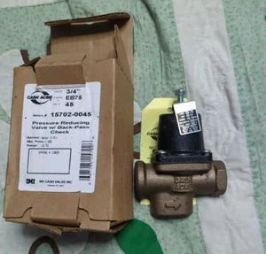 Cash Acme 3/4 Inch EB75 FPT X FPT Pressure Regulator Valve (PRV), 45 PSI, 23000- - Picture 1 of 3