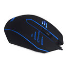 Xclio M20 Optical Mouse, 2000Dpi, USB 3-Button Scroll-Wheel, Black, Blue LED    