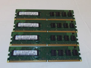 RAM de escritorio Samsung 4 GB (4 x 1 GB) PC2-6400U-666-12-ZZ 240 PIN - Imagen 1 de 1