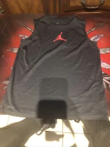 Nike Air Jordan Boys Youth Medium 10-12 Athletic Tank top Bin80 - Picture 1 of 3
