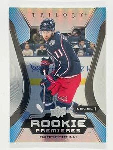 2023-24 Upper Deck Trilogy Rookie Premieres #134 Adam Fantilli RC 928/999 - Bild 1 von 3