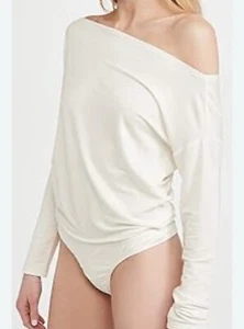 Body donna Paige avorio suvi spalle scoperte pezzo unico taglia XS - Foto 1 di 9