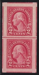US Scott # 577 - Mint NH Line Pair - GEM JUMBO !!                       (P-8012) - Picture 1 of 2