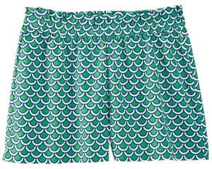 Mud Pie Delaney Sommer Shorts grün weiß Damen Rüschenbund Gr: XS - Bild 1 von 2