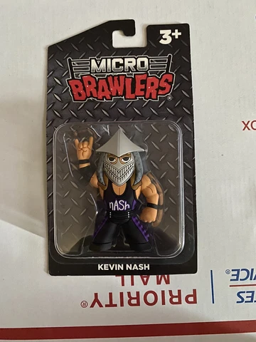 Pro Wrestling Crate Exclusive Kevin Nash Micro Brawler Figure - Super Shredder Cover