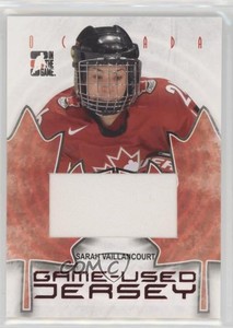 2007-08 ITG O Canada Game-Used Jersey Sarah Vaillancourt #GUJ-40