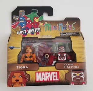 Diamond Select Toys Marvel Minimates Most Wanted Classic Falcon Tigra Figures - Picture 1 of 6