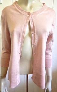 Australian Alpaca beautiful pink 3/4 sleeved cardigan size L (12) - Picture 1 of 4