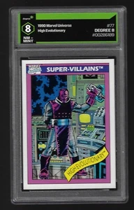 1990 Marvel Universe #77 HIGH EVOLUTIONARY - Degree Graded 8 Near Mint-Mint - Picture 1 of 2