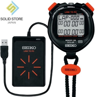 Juego de cronómetro solar SEIKO NFC SVAJ701 + lector NFC SVAZ015 Foto 1 de 4