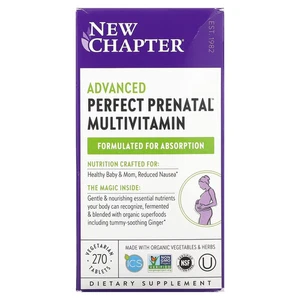 2 x New Chapter, Advanced Perfect Prenatal Multivitamin, 270 vegetarische Tabletten - Bild 1 von 2