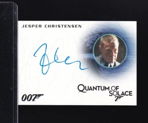 Tarjeta autógrafa James Bond Archives 2015 A262 Jesper Christensen como Mr. White - Imagen 1 de 2