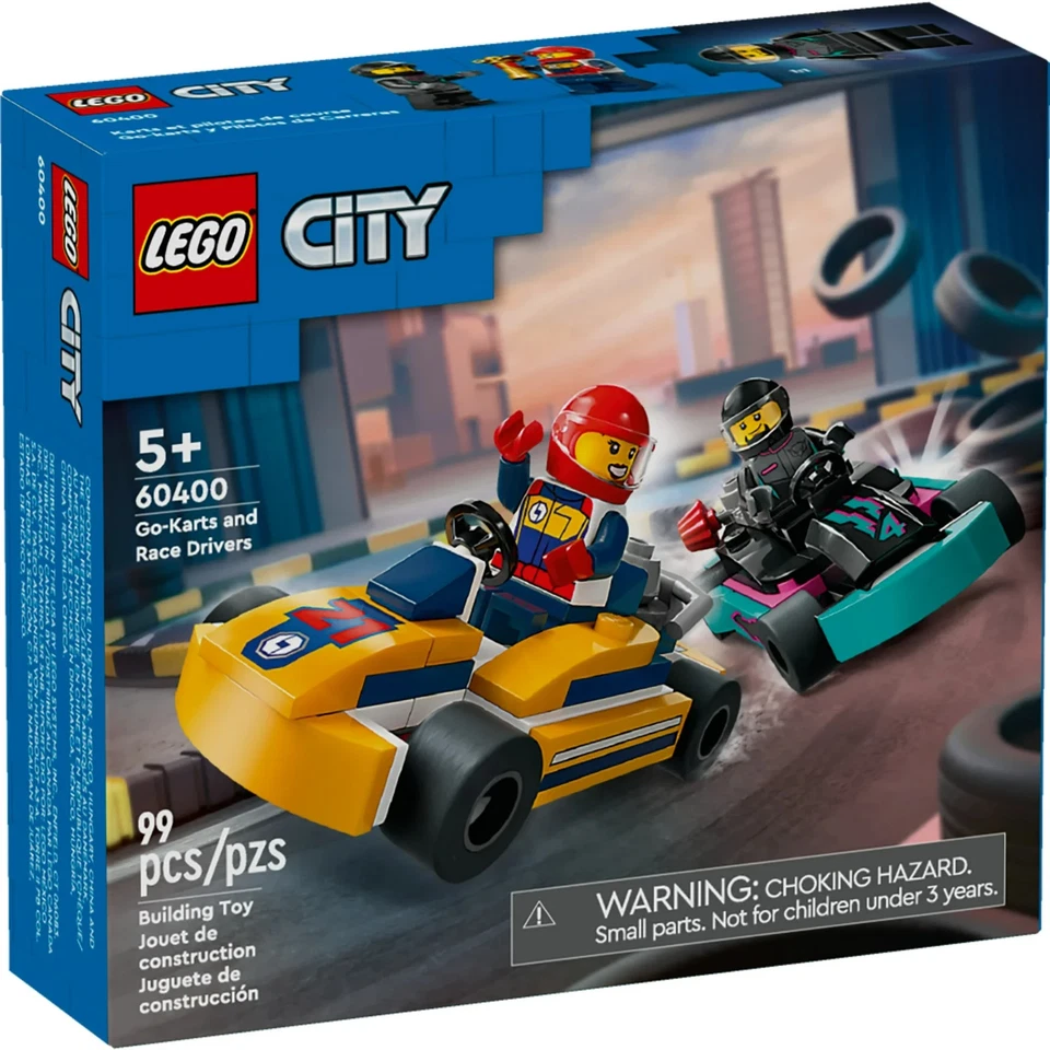 Lego City Go-Karts y pilotos de carreras 99 piezas 60400 nuevo Foto 1 de 4
