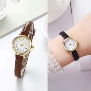 Reloj de cuarzo con correa de cuero para mujer de moda pequeño esfera Roma para dama - Imagen 1 de 31