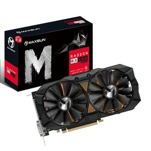 AMD Radeon RX 580 8GB 2048SP GDDR5 Computer Video Graphics Card GPU for PC Ga... - Picture 1 of 6