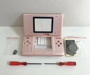 Replacement Housing for Original Nintendo DS Shell Screen Tools White Pink - Picture 1 of 4