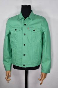 Levi's Trucker Jacket Raw Unwashed Denim Men's Spring Mint size M - Picture 1 of 10