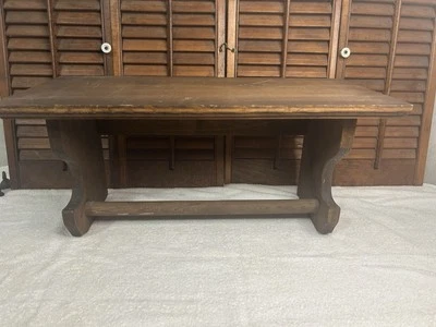 Primitive Wooden Shelf With Towel/ Blanket Holder, Rustic Farmhouse  - Image 1 of 4