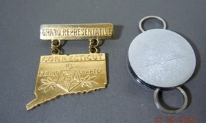 Vintage Eastern Star Grand Representative (Connecticut) Pin and ES key holder - Picture 1 of 3