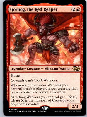 Gornog, the Red Reaper (Anime) - Foundations Jumpstart - R 49 NM - Image 1 of 2
