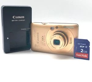 Canon IXY Digital 210 IS 12.1 Mega Pixel Gold Kompakt Digitalkamera aus Japan - Bild 1 von 11