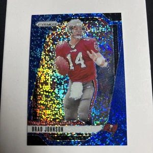 2024 NFL PRIZM SPARKLE ~ BRAD JOHNSON ~ BLUE SPARKLE #'D /96 TAMPA BAY BUCS - Picture 1 of 2