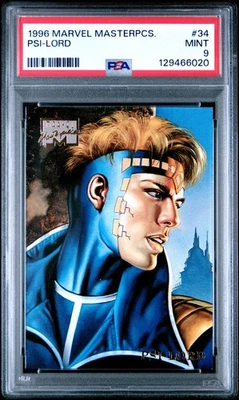 PSA 9 1996 Marvel Masterpieces #34 Psi-Lord MINT - Image 1 of 2
