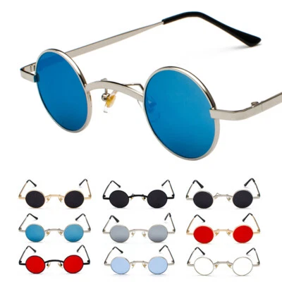 Retro Small Round Sunglasses for Men Women John Lennon Style Glasses Eyewear - Image 1 of 4