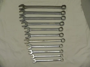 Snap-On 11 Piece 12 Point SAE Flank Drive Combination Wrenches OEX Series - Picture 1 of 20