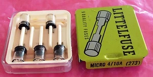 5 piezas Littelfuse MICRO Fusible 273 4/10 Amp 125 V - Imagen 1 de 1
