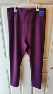 Leggings deportivos Aeropostale para mujer nuevos con etiquetas tiro alto púrpura talla XL - Imagen 1 de 4