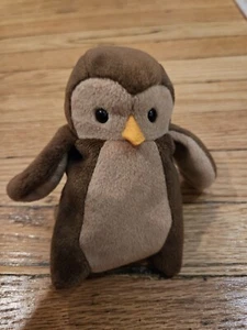 Hoot The Owl Original TY Beanie Baby Rare Edition 1995 - Picture 1 of 3