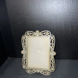 Art Deco stlye Burnes of Boston metal ornate frame 5” X 7” - Picture 1 of 7
