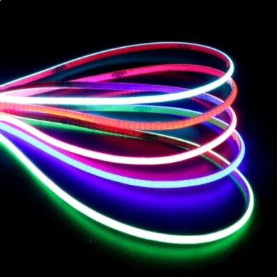 Striscia LED COB ultra sottile DC 12V 2,7mm larghezza flessibile 480LED/m nastro strisce luminose - Immagine 1 di 4