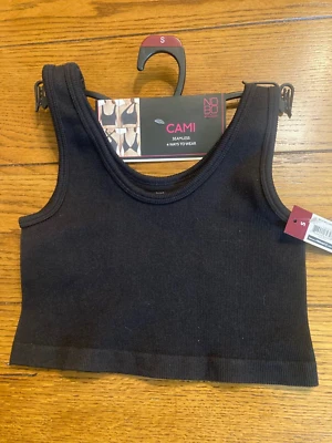 Sujetador No Boundaries Cami NEGRO sin costuras - Inalámbrico Multivía - Talla S - Nuevo Foto 1 de 4