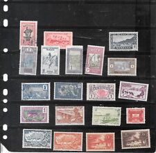 FRENCH COLONIES 20 DIFFERENT MINT & USED VF OLD VINTAGE STAMP COLLECTION LOT