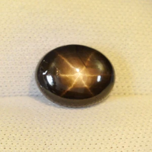 3.14 ct BEST GRADE NATURAL BLACK STAR SAPPHIRE GEMSTONE  Cabochon See Vdo 0402 - Picture 1 of 3