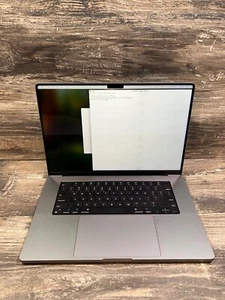 MacBook Pro 16 inch 2021 M1 Pro 10 CPU 16 GPU | 32GB RAM 512GB PIXEL LCD ISSUE - Picture 1 of 18