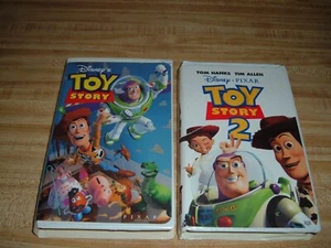 Disney Pixar VHS Toy Story & Toy Story 2 VHS - Picture 1 of 3