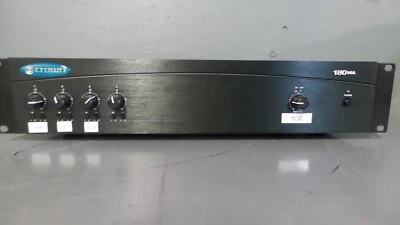 Crown 180MA Commercial Pro Audio 4-Channel 80W Power Amplifier Amp Mixer G180MA - Image 1 of 3