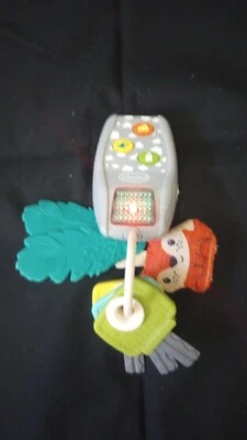 Infantino Go Gaga Blue Box Light & Music Key Set Toy Music & Car Sounds Key Fob - Image 1 of 2