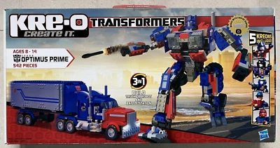 KREO-30689- 542 Pieces Transformers Optimus Prime MISB - Image 1 of 4