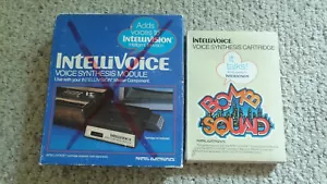 Intelllivision Intellivoice Add On 3330 and Bomb Squad Game Complete - Picture 1 of 3