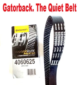 NUEVO Serpentine Poly-V The Quiet Belt Gatorback CONTINENTAL ELITE 4060625 - Imagen 1 de 9