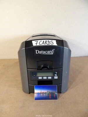 Datacard CD815 Direct to Card ID Card Printer USB LAN - 7 CARDS - TESTED OK - Bild 1 von 4