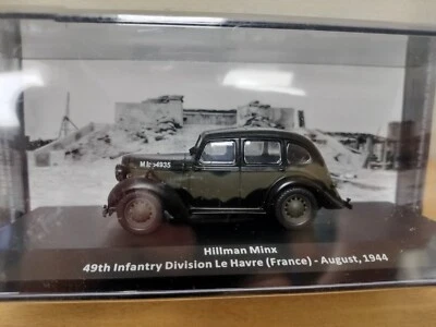 HILLMAN MINX 49TH FANTRY DIVISION 1944. #93. AUTO MILITARI SECONDA GUERRA - Immagine 1 di 4