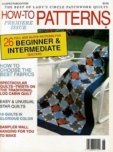 1992 Lady's Circle Magazine Patchwork Quilts Premiere Issue  #Q19 - Foto 1 di 1