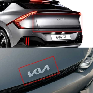 New OEM KIA New Logo+GT+EV6 Lettering Front/Rear Emblem 4p Set for Kia EV6 - Picture 1 of 6